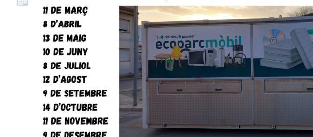 Càlig disposarà del servei d’ecoparc mòbil