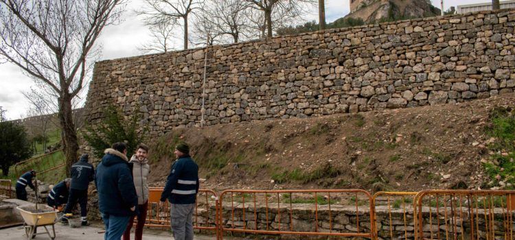 Morella acaba l’obra de reparació del mur de contenció de l’esplanada de l’Espai Firal