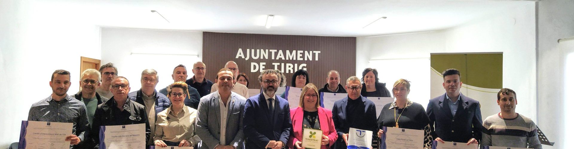 Els establiments de Càlig adherits a Maestrat, ànima interior renoven les distincions SICTED