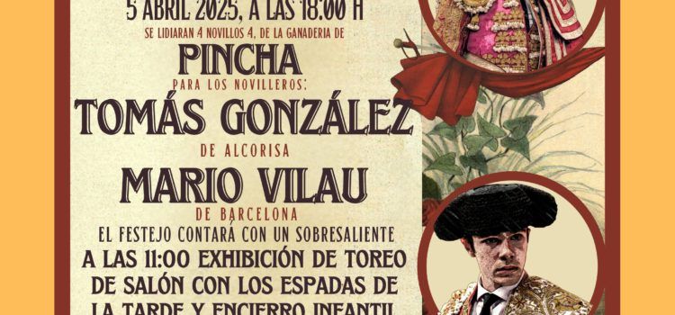 La Peña Pan y Toros anuncia una novillada para el 5 de abril