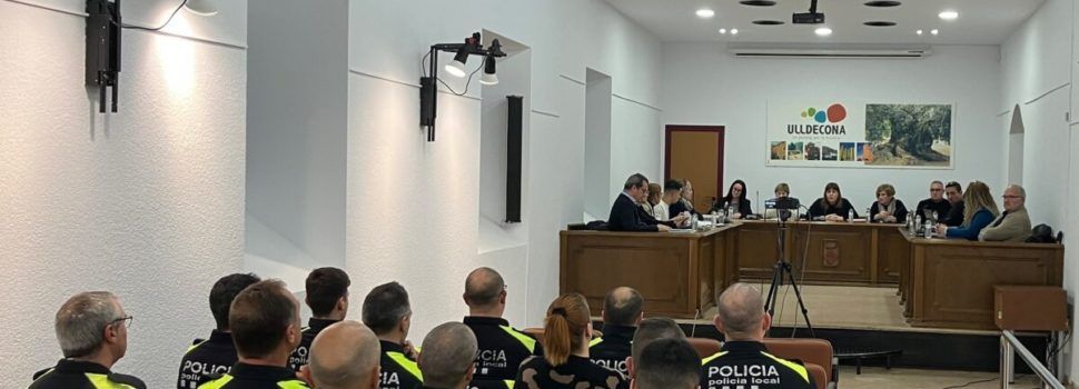 Reconeixement a la Policia Local d’Ulldecona i a l’agent Jose Antonio Fernandez Trenas