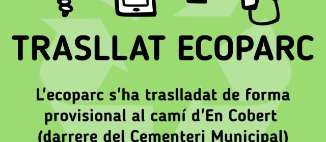 Benicarló trasllada provisionalment l’ecoparc al camí d’En Cobert