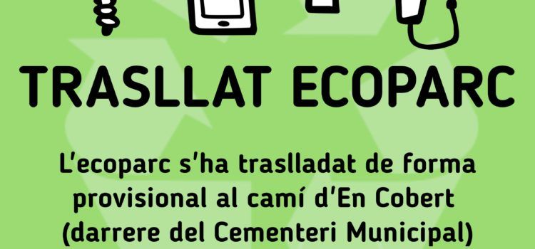 Benicarló trasllada provisionalment l’ecoparc al camí d’En Cobert