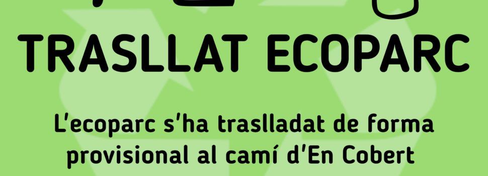Benicarló trasllada provisionalment l’ecoparc al camí d’En Cobert