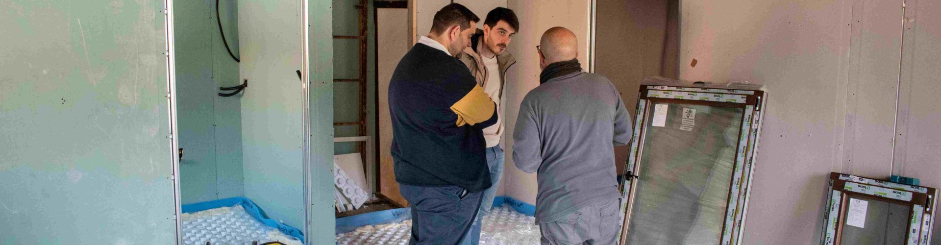 Avancen els treballs de rehabilitació d’una vivenda a la Pobleta