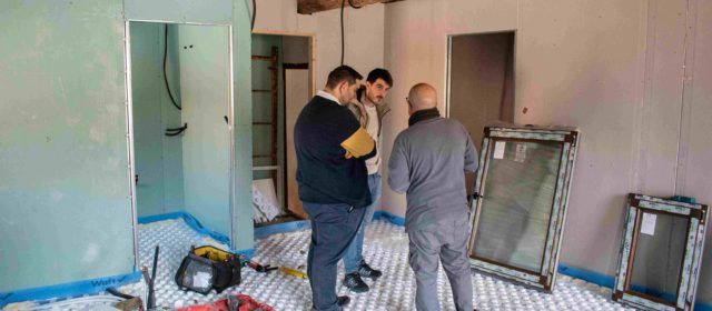 Avancen els treballs de rehabilitació d’una vivenda a la Pobleta