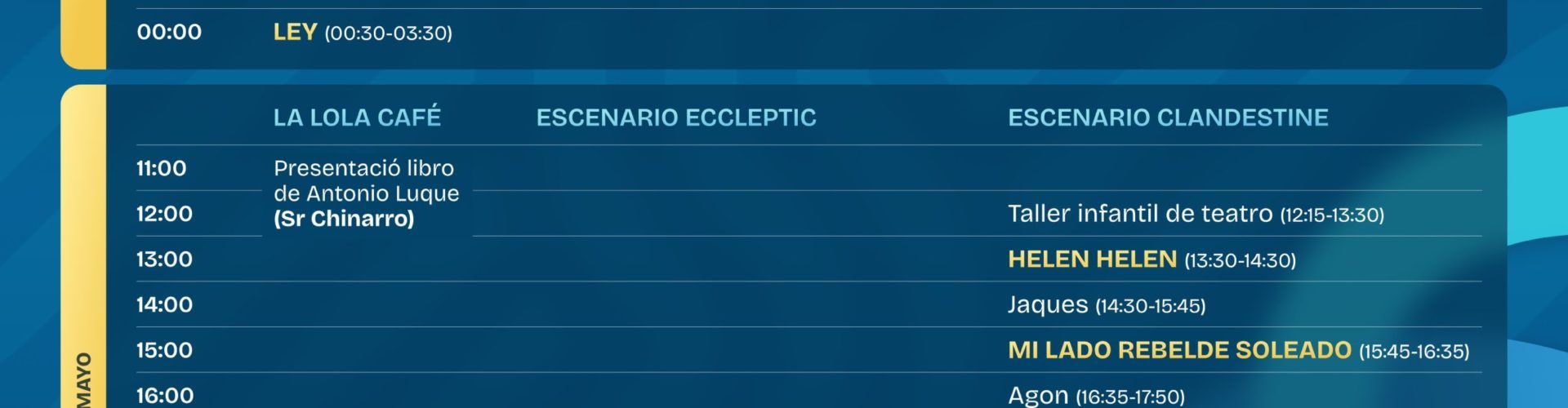 Eccleptic anuncia tota la programació que tindrà 14 concerts i 15 dj’s