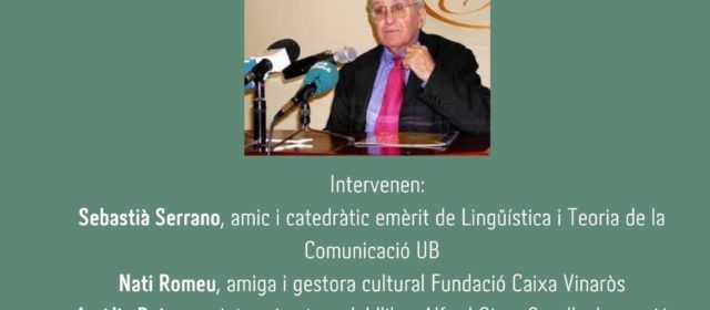 Taula redona dedicada a Giner Sorolla