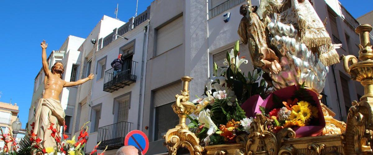La Procesión del Encuentro finaliza los actos de la Semana Santa de Vinaròs