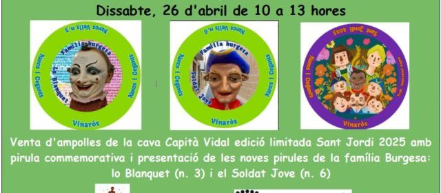 Trobada d’intercanvi de xapes a la Casa dels Nanos i Gegants