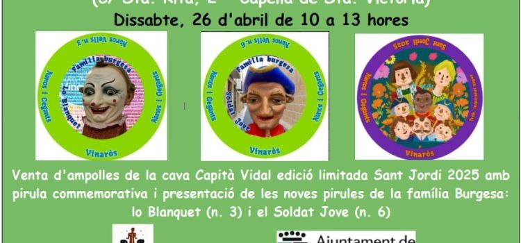 Trobada d’intercanvi de xapes a la Casa dels Nanos i Gegants