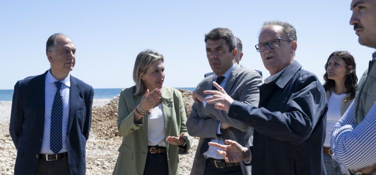 Mazón i Barrachina visiten les actuacions de reparació d’infraestructures viàries danyades per la dana a Alcalà i Alcossebre