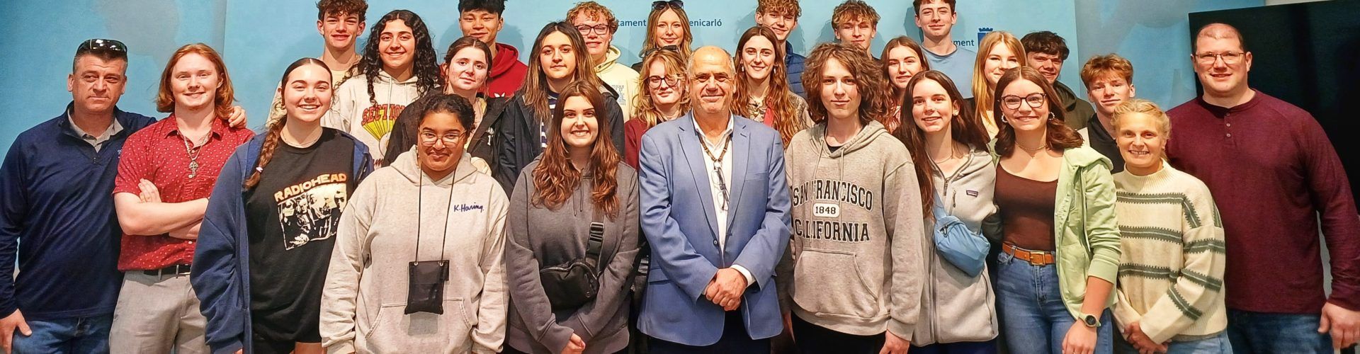Estudiants nord-americans visiten Benicarló en el marc d’un viatge cultural per Espanya