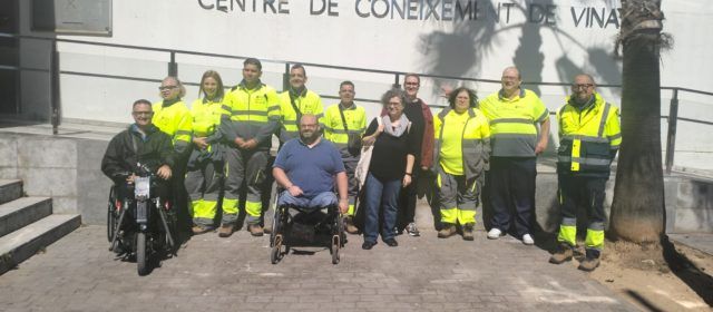 Els alumnes del taller d’Ocupació “Vinaròs Accessible III” treballen en la millora de l’accessibilitat del municipi