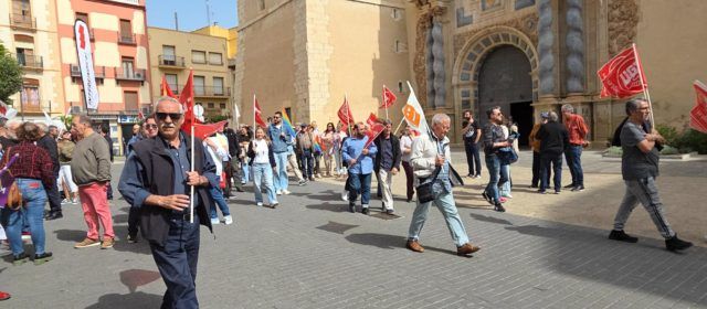 Manifestació pel 1r de Maig
