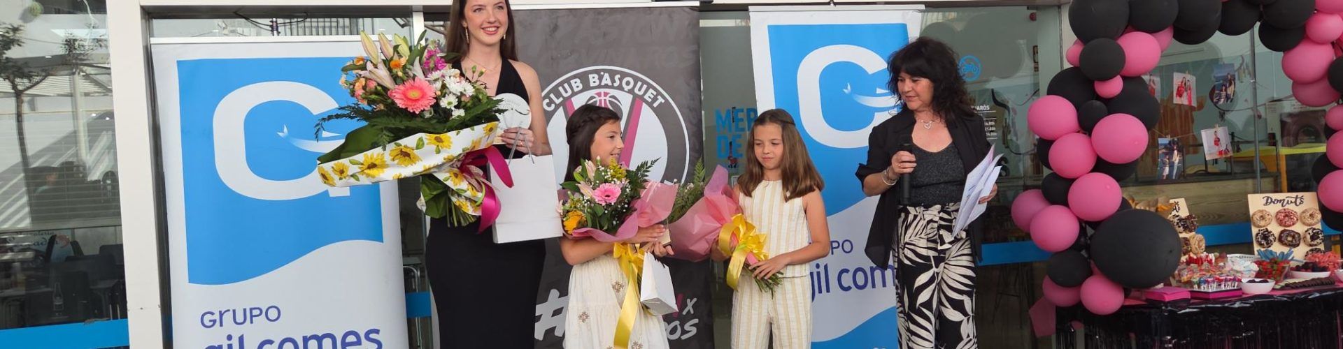 El Club Bàsquet Vinaròs Servol presenta les dames 2025 Anna Plomer March i Gisele Doménech Nieto