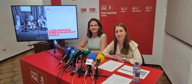 Roda de premsa a la seu dels Socialistes de Vinaròs sobre assumptes del ple