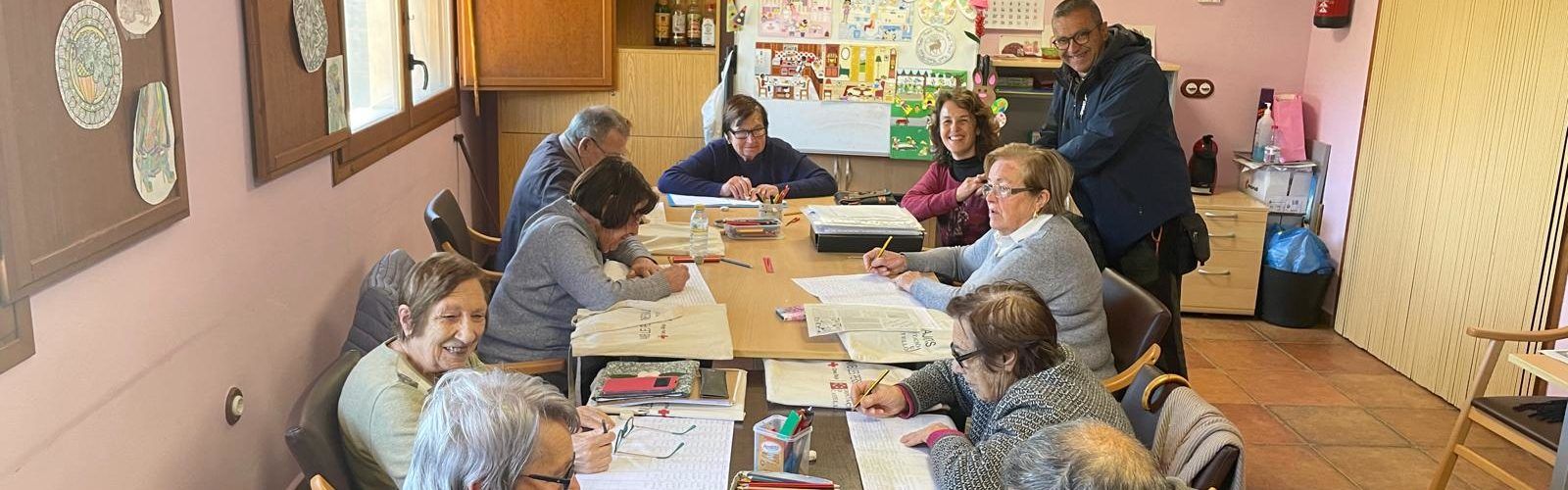 Les persones usuàries de la SPAP d’Ares cultiven el seu propi hort com a activitat terapèutica i social