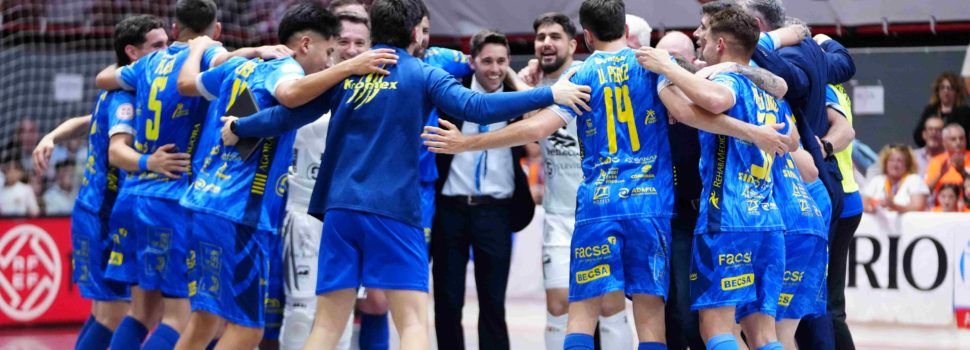 El Servigroup Peñíscola FS termina primero la liga regular tras vencer en Tudela (3-4)