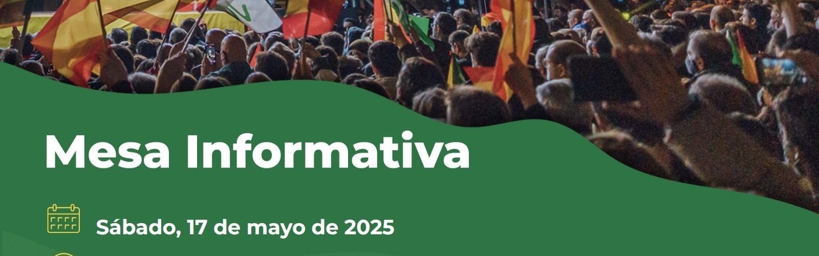 VOX monta mesa informativa en Sant Jordi