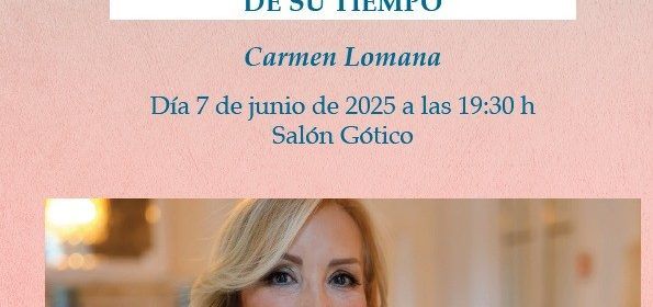 Conferencia de Carmen Lomana en el castillo de Peníscola