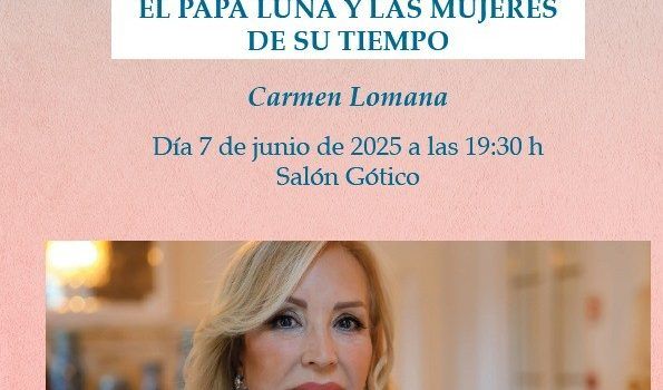Conferencia de Carmen Lomana en el castillo de Peníscola