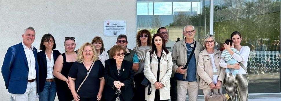 Amposta estrena la plaça de les Llevadores d’Amposta