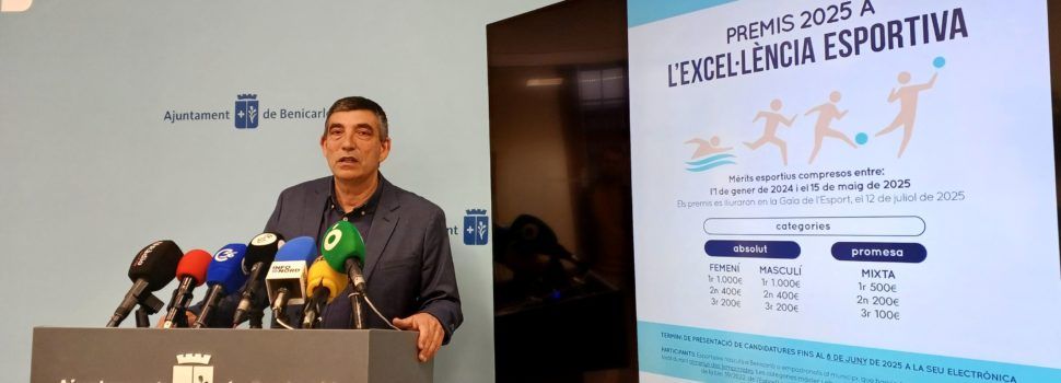 Benicarló crea els Premis a l’Excel·lència Esportiva per a reconéixer el talent local