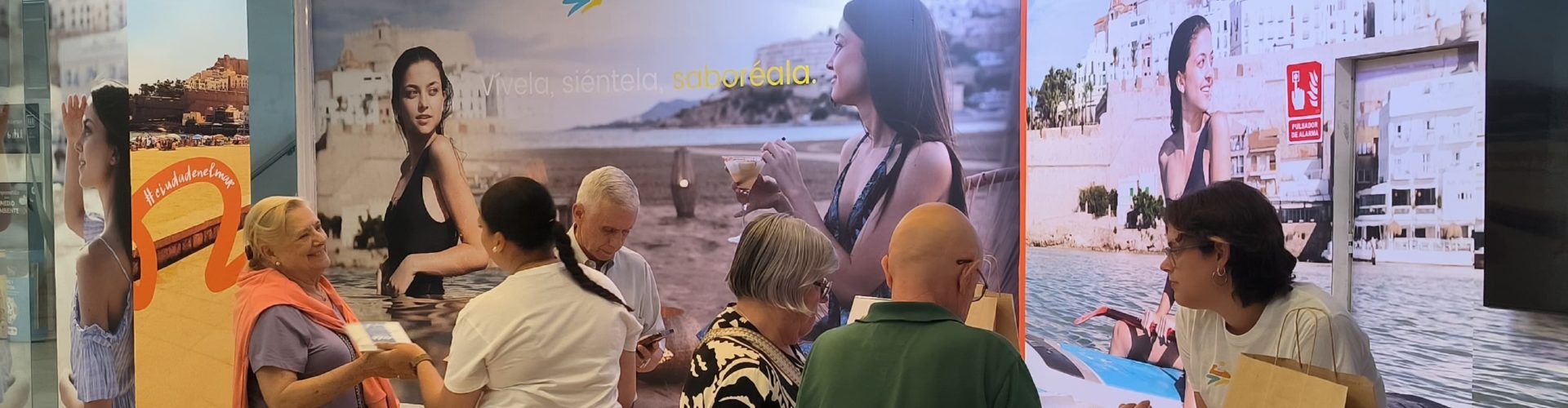Peníscola es promociona a Madrid amb una campanya d’impacte visual i presència en un conegut centre comercial