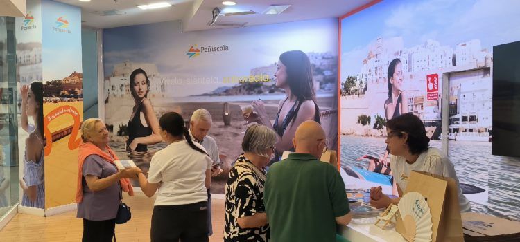Peníscola es promociona a Madrid amb una campanya d’impacte visual i presència en un conegut centre comercial