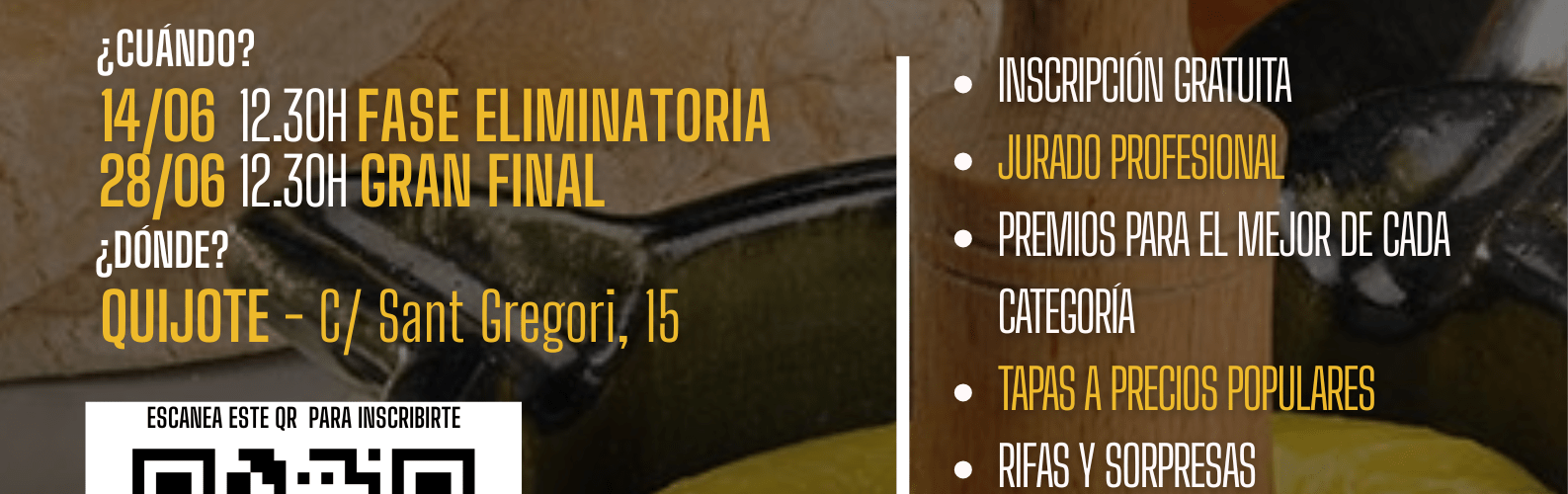 I Concurso de all i oli Ciutat de Vinaròs