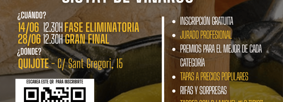I Concurso de all i oli Ciutat de Vinaròs