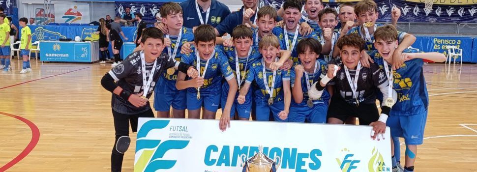 El Infantil del Peñíscola FS, campeón de la Copa Federación provincial