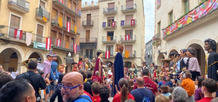 Els nanos i gegants de Vinaròs, en la trobada de Valls