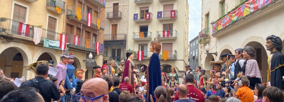 Els nanos i gegants de Vinaròs, en la trobada de Valls