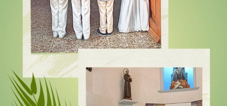 Celebración conjunta de 1ª Comunión en la capilla del colegio Divina Providencia