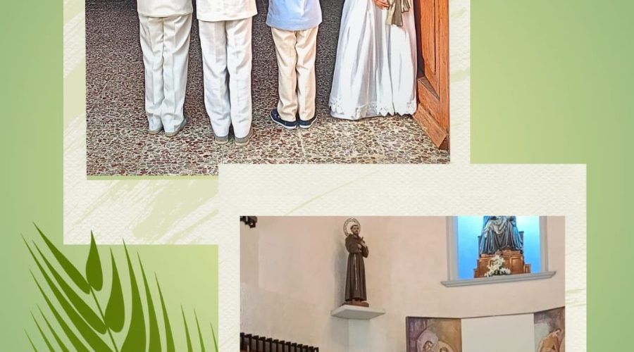 Celebración conjunta de 1ª Comunión en la capilla del colegio Divina Providencia