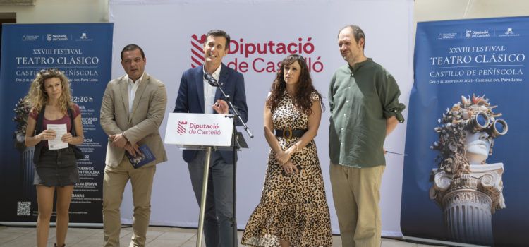La Diputació de Castelló acosta les arrels escèniques i difon el patrimoni teatral amb la XXVIII edició del Festival de Teatre Clàssic Castillo de Peníscola