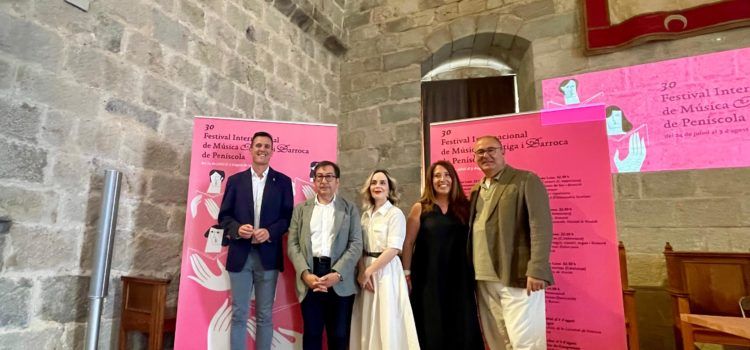 La Diputació de Castelló celebra el 30é aniversari del Festival Internacional de Música Antiga i Barroca de Peníscola amb una programació especial