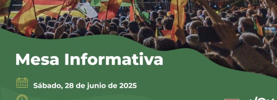 Mesa informativa de VOX en Sant Jordi