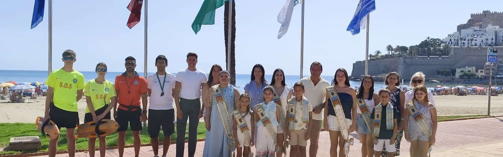 Peníscola ja presumeix de banderes de qualitat a la seua platja