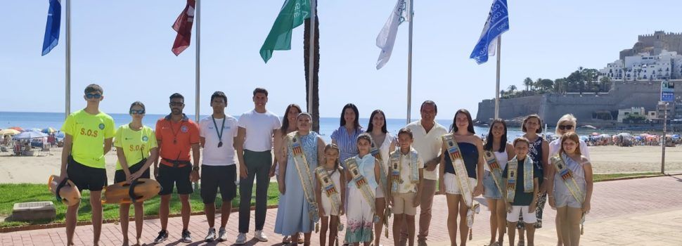 Peníscola ja presumeix de banderes de qualitat a la seua platja