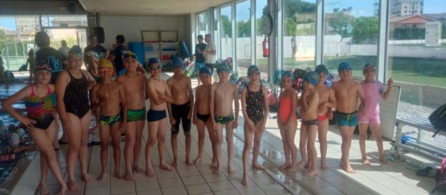 El Club Natació Benicarló a la 6ª jornada aleví i festival Prebenjamí.