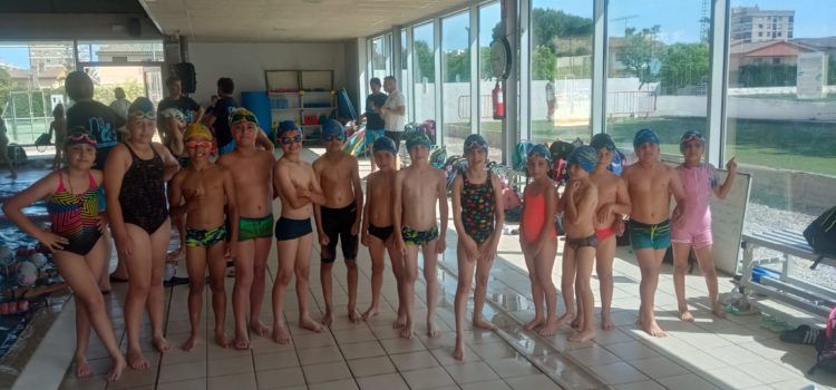 El Club Natació Benicarló a la 6ª jornada aleví i festival Prebenjamí.