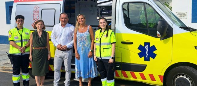 Sanitat instal·la una nova base logística de Suport Vital Bàsic 24 hores per a atendre la població de Peníscola