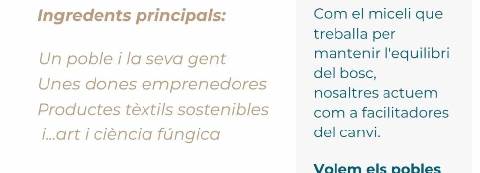 Portell busca dones emprenedores per recuperar el lideratge en la indústria tèxtil amb perspectiva de gènere i ecosocial