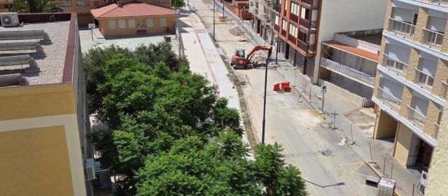 Continuen les obres de l’avinguda de la Llibertat a Vinaròs