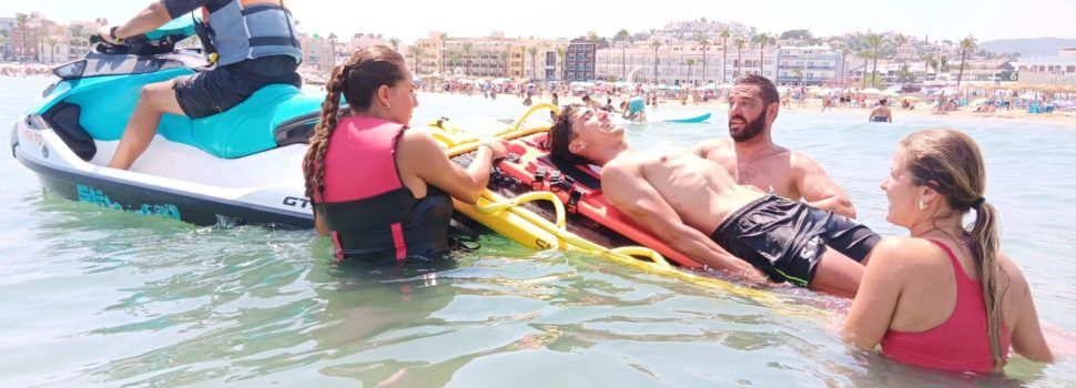 El servei de salvament i socorrisme en platges a Peníscola realitza 249 assistències el mes de juliol