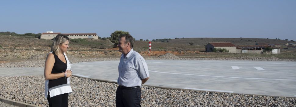 La Diputació de Castelló reforça l’atenció d’emergències amb tres noves helisuperfícies a La Jana, Torás i Torre d’en Besora
