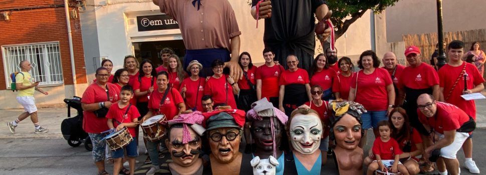 Els Nanos i Gegants de Vinaròs al Pregó de les festes de Traiguera